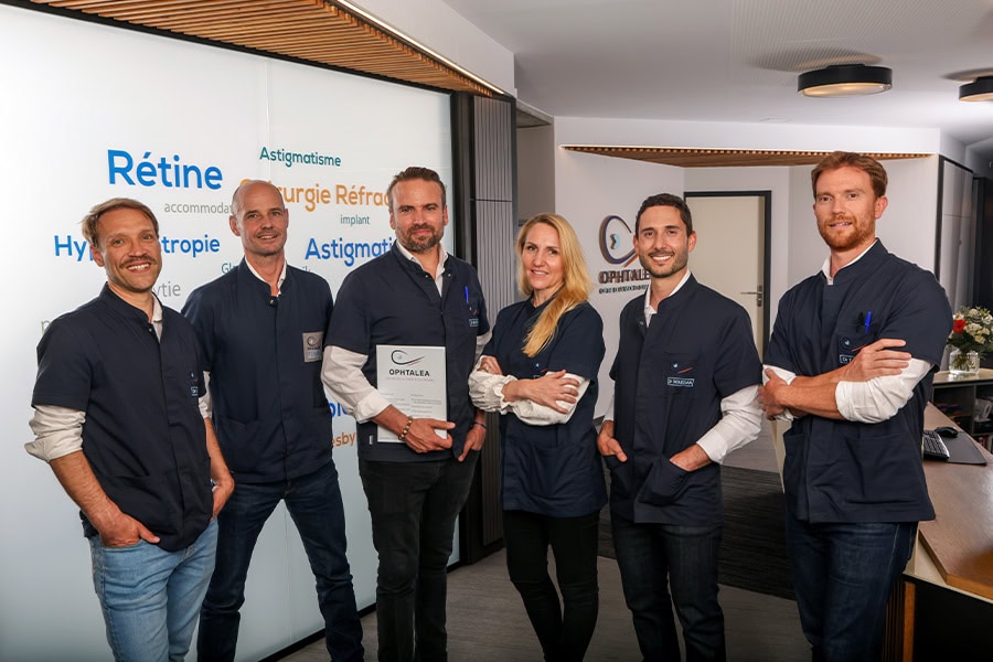 equipe chirurgien ophtalmologue specialistes chirurgie refractive ophtalea vision pays basque